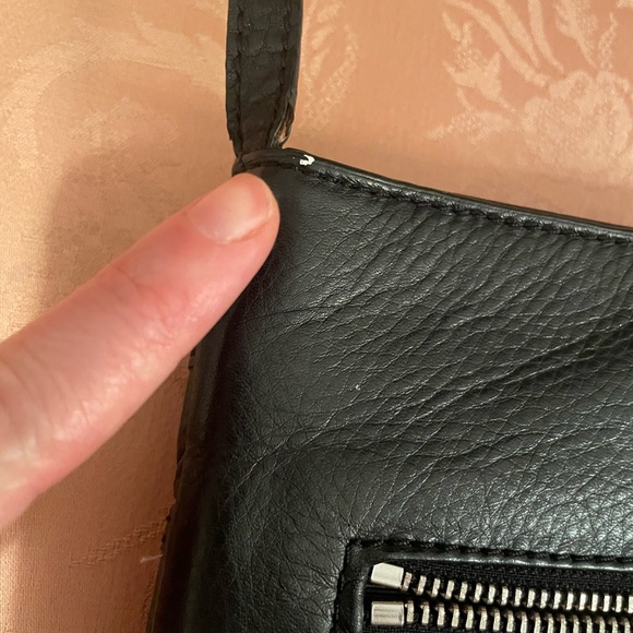 Etienne Aigner Leather Crossbody purse, black - Picture 9 of 12